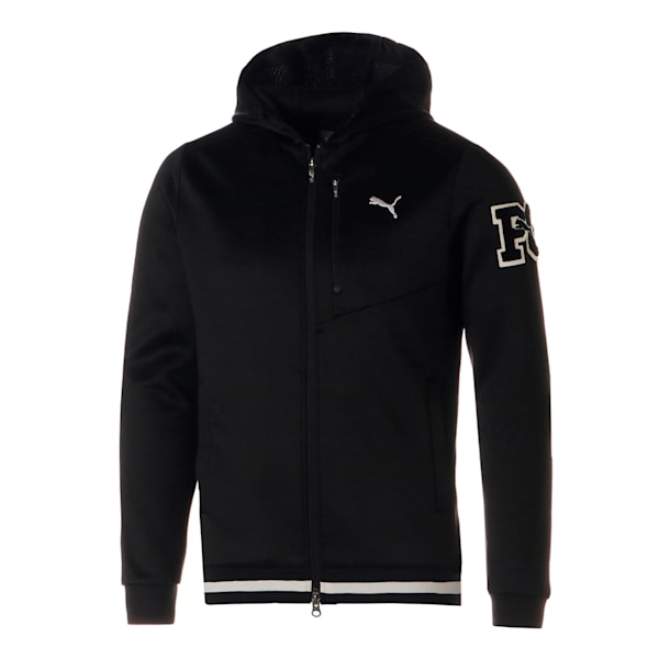 メンズ ゴルフ スウェット フルジップ フーディー, PUMA Black, extralarge-JPN