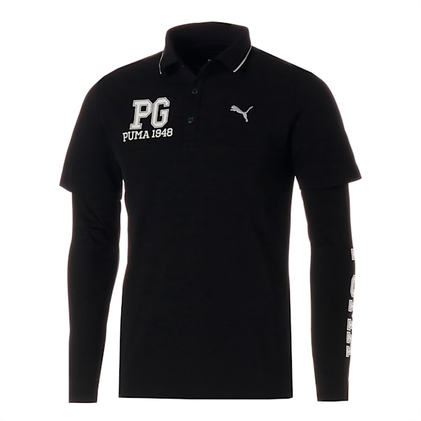 メンズ ゴルフ インナーセット ポロシャツ, PUMA Black, extralarge-JPN
