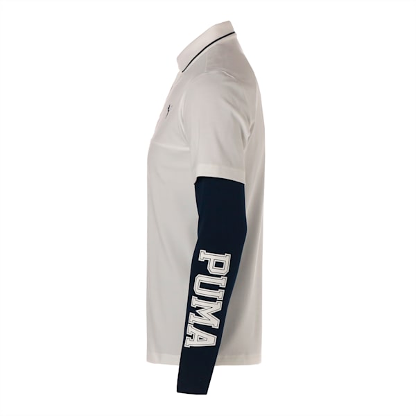 メンズ ゴルフ インナーセット ポロシャツ, Bright White-Navy Blazer, extralarge-JPN
