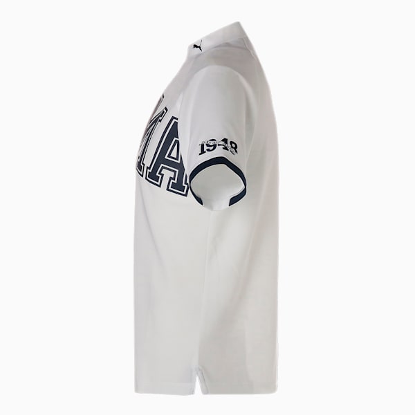 メンズ ゴルフ 接触冷感 ビッグ ロゴ 半袖 モックネック セーター, Bright White, extralarge-JPN