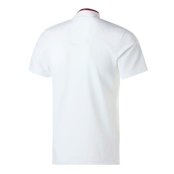 メンズ ゴルフ RIB 半袖 モックネック ポロシャツ, Bright White, extralarge-JPN