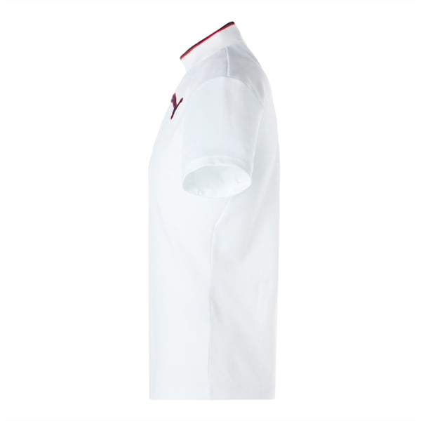 メンズ ゴルフ RIB 半袖 モックネック ポロシャツ, Bright White, extralarge-JPN