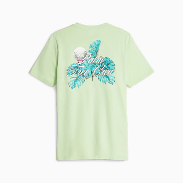 Camiseta estampada para hombre  PUMA x PALM TREE CREW, Light Mint, extralarge