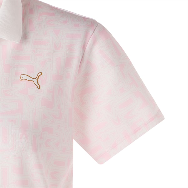 ウィメンズ ゴルフ ランダム グラフィック 半袖 ポロシャツ, Pearl Pink, extralarge-JPN