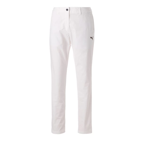 ウィメンズ ゴルフ ストレッチ 千鳥柄 スキニー パンツ, Bright White