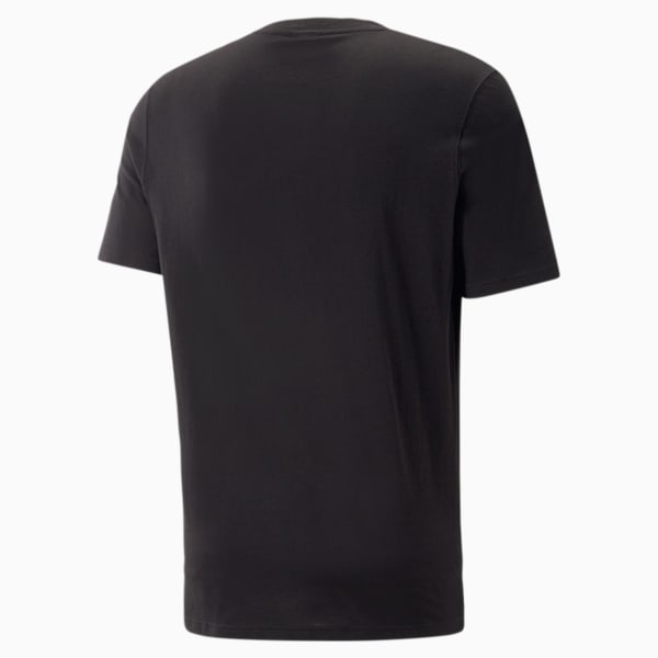 PUMA Worldwide Unisex Regular Fit Graphic Tee, PUMA Black, extralarge-IND
