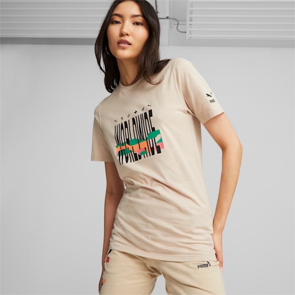 PUMA Worldwide Men's Graphic Tee, Granola