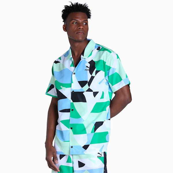 Worldwide All Over Print Shirt, PUMA Black, extralarge-IND