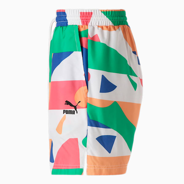 ユニセックス PUMA WORLDWIDE プリント 6インチ ショーツ, PUMA White, extralarge-JPN