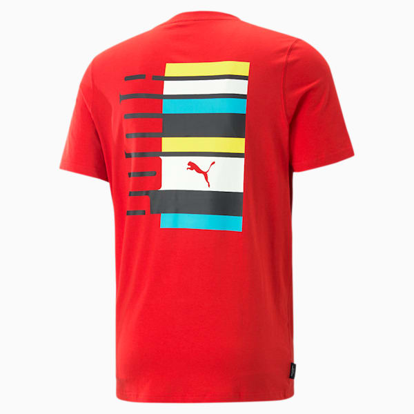 GRAPHICS Blocks Men's Regular Fit T-Shirt, PUMA Red, extralarge-IND