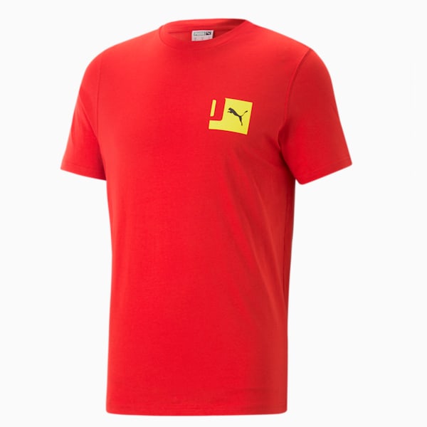 GRAPHICS Blocks Men's Regular Fit T-Shirt, PUMA Red, extralarge-IND