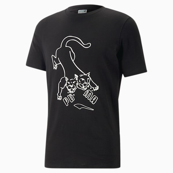 GRAPHICS Cerberus Men's Regular Fit T-Shirt, PUMA Black, extralarge-IND