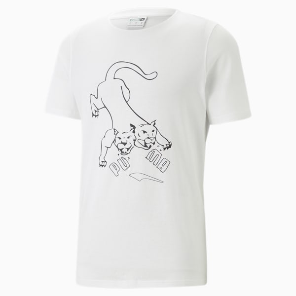 GRAPHICS Cerberus Men's Regular Fit T-Shirt, PUMA White, extralarge-IND