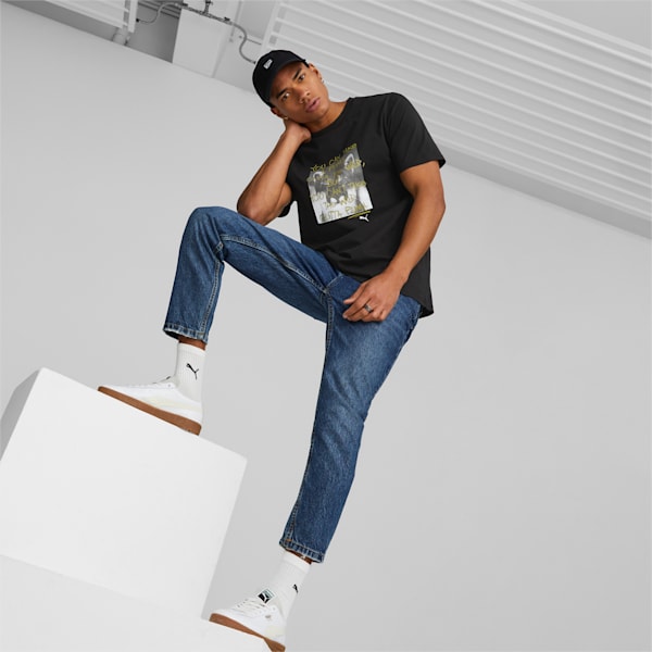 Wild Cat Graphic Men's Tee, PUMA Black, extralarge
