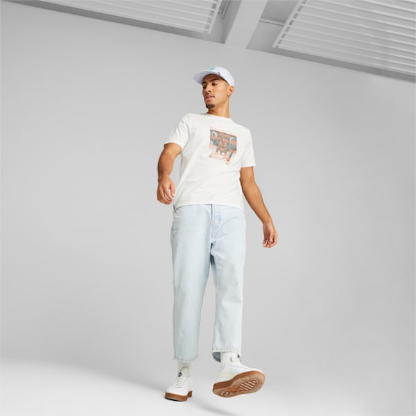Wild Cat Graphic Men's Tee, PUMA White, extralarge