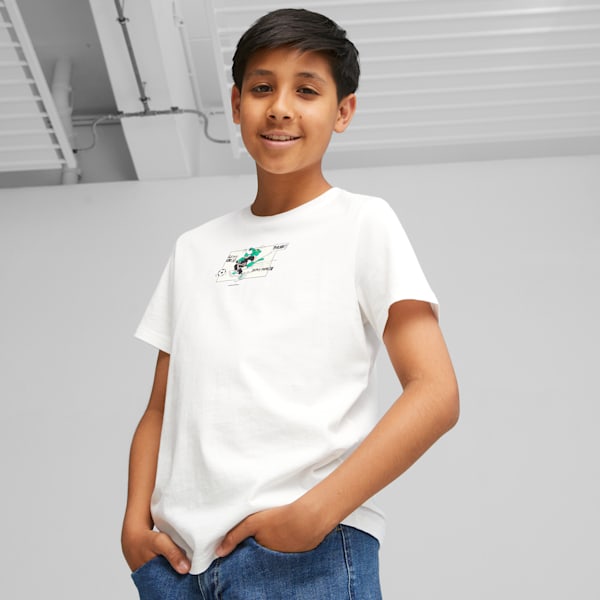 Classics SUPER PUMA Boys' Tee, PUMA White, extralarge