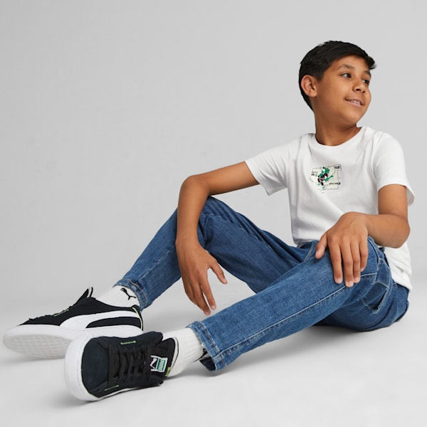 Classics SUPER PUMA Boys' Tee, PUMA White, extralarge