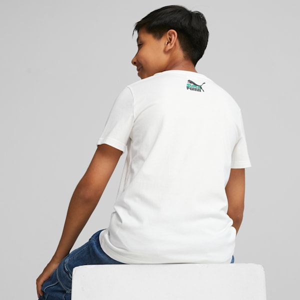 Classics SUPER PUMA Boys' Tee, PUMA White, extralarge