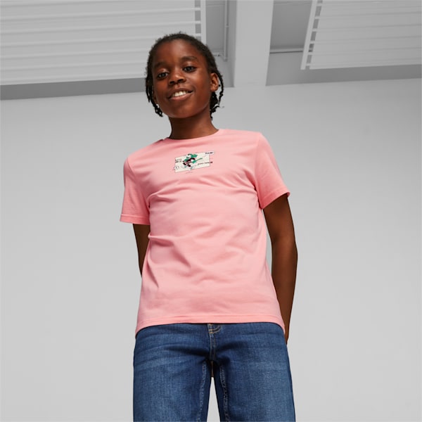 Classics SUPER PUMA Youth Tee, Peach Smoothie, extralarge-IND