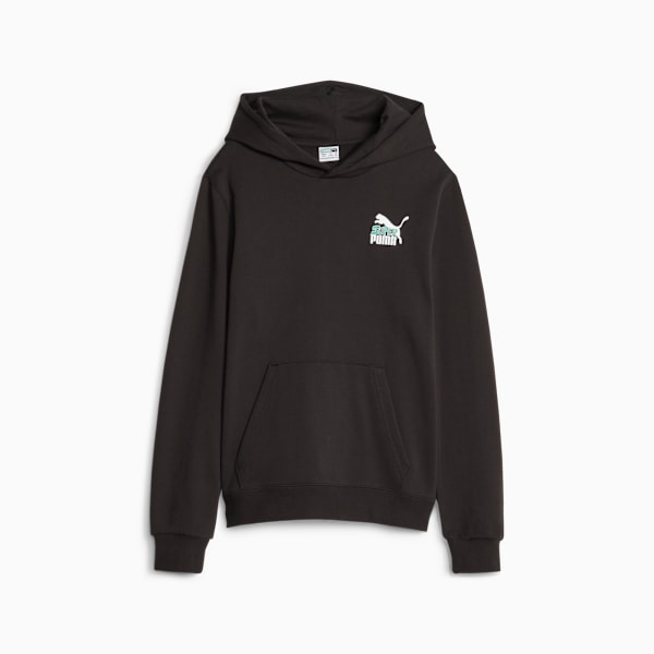 Classics SUPER Youth Hoodie, PUMA Black, extralarge-IND