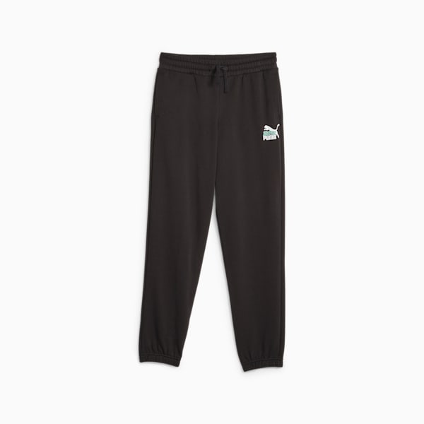 Classics SUPER PUMA Big Kids' Sweatpants, PUMA Black, extralarge