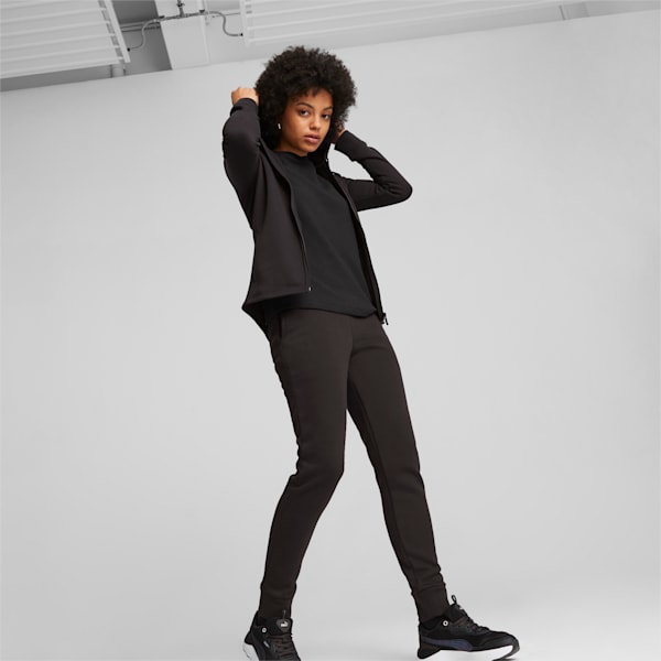 ウィメンズ クラシック フーデッド トラックスーツ 上下セット 裏起毛, PUMA Black, extralarge-JPN