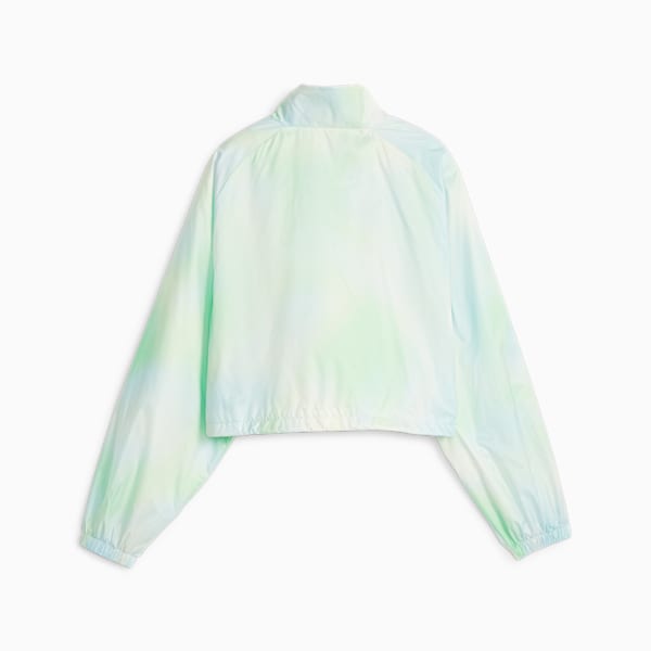 Classics Printed Women's Woven Jacket, Spring Fern, extralarge-IND
