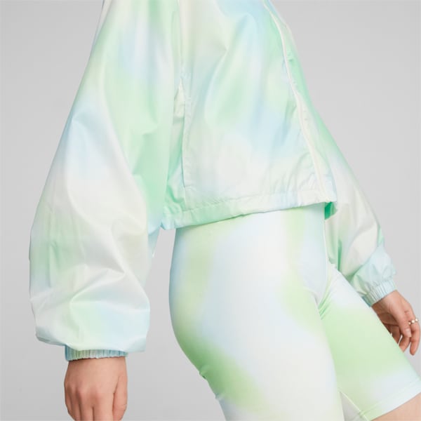 Classics Printed Women's Woven Jacket, Spring Fern, extralarge-IND