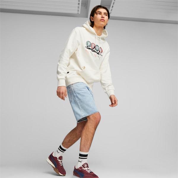 Sportswear by PUMA Worldwide Men's Hoodie, Warm White, extralarge-IND