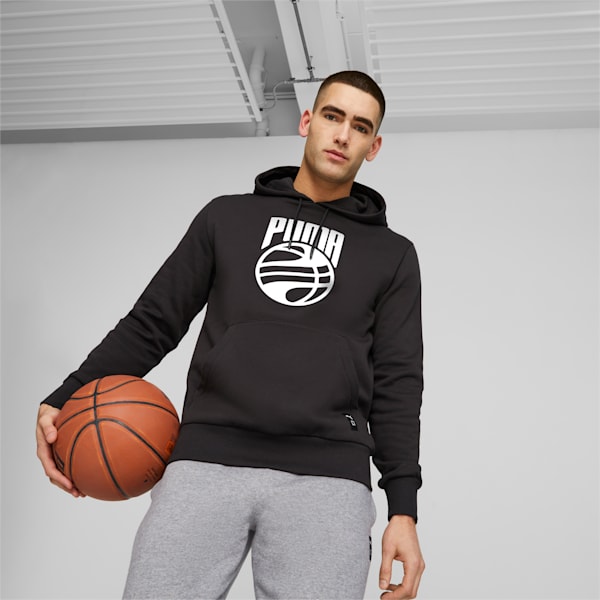 Posterize Men's Basketball Hoodie, PUMA Black, extralarge-GBR