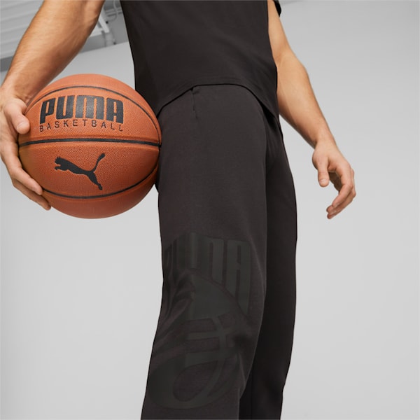 Posterize Men's Basketball Sweatpants, Gray Heather, extralarge-GBR