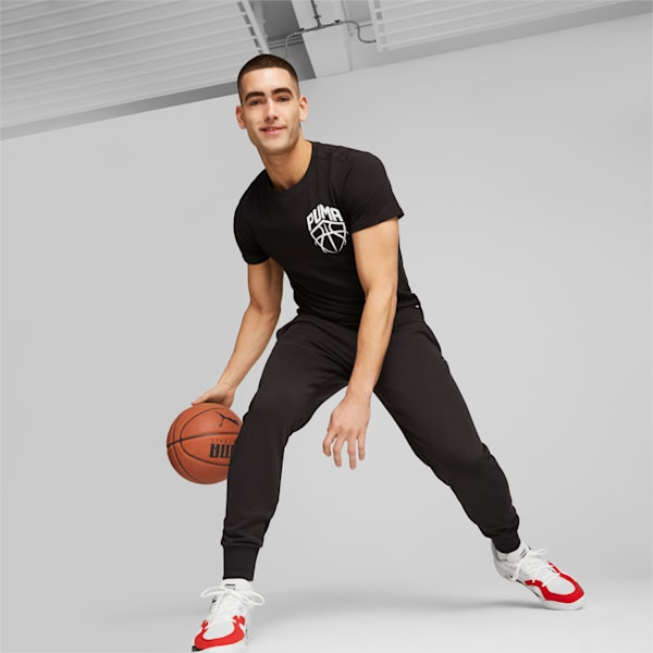 Posterize Men's Basketball Sweatpants, Gray Heather, extralarge