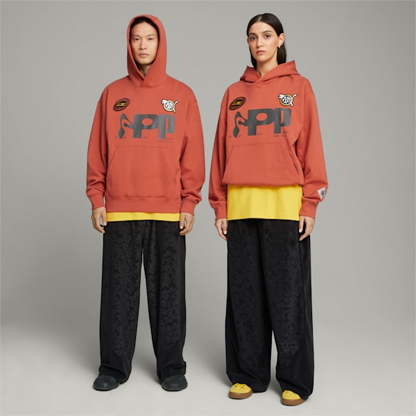 ユニセックス PUMA x PERKS AND MINI グラフィック フーディー, Apple Cider, extralarge-JPN