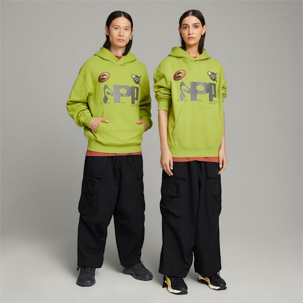 PUMA x PERKS AND MINI Unisex Graphic Hoodie, Tart Apple, extralarge-IND