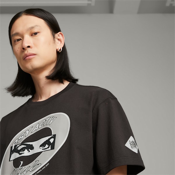 PUMA x PERKS AND MINI Graphic Tee, PUMA Black, extralarge-IND