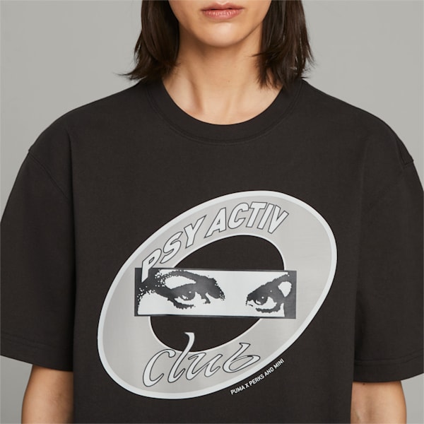 PUMA x PERKS AND MINI Graphic Tee, PUMA Black, extralarge-IND