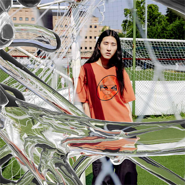 PUMA x PERKS AND MINI Graphic Tee, Apple Cider, extralarge-IND