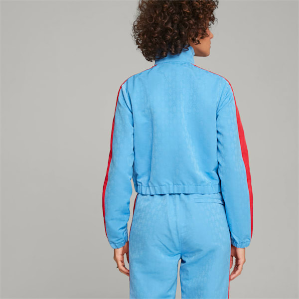PUMA x DAPPER DAN Women's T7 Track Jacket, Regal Blue, extralarge-IND