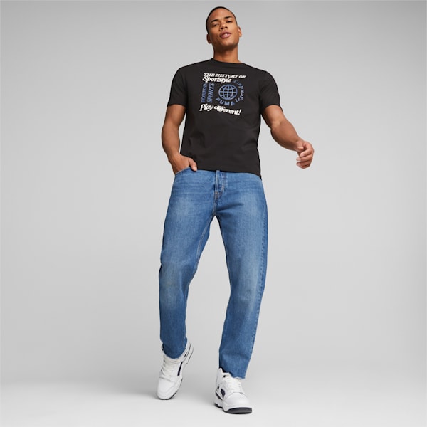 PUMA LEGACY Men's Graphic Tee, PUMA Black, extralarge