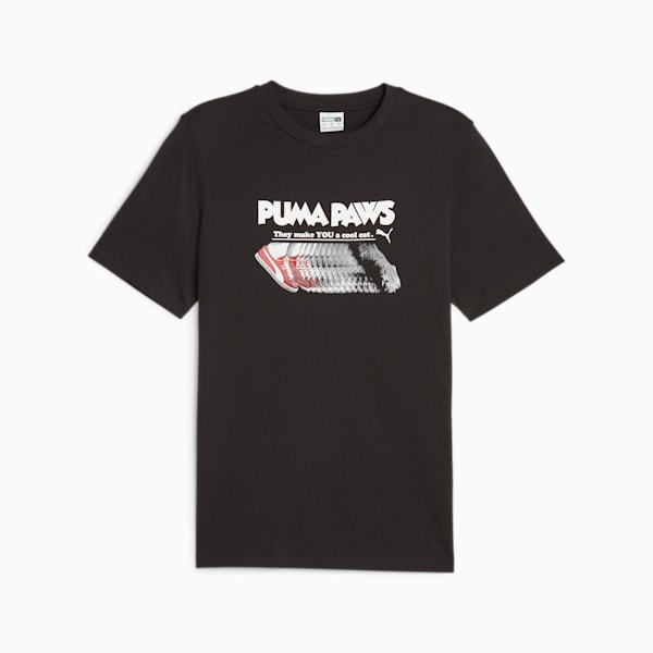 Camiseta estampada PUMA PAWS, PUMA Black, extralarge