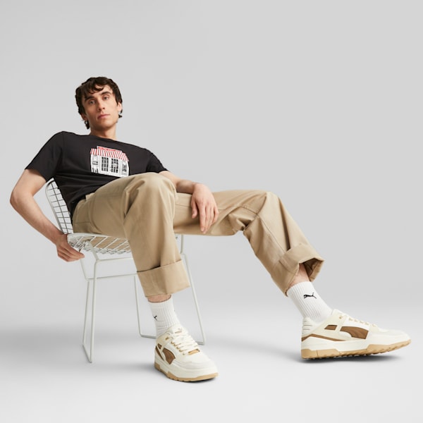 Camiseta estampada Café PUMA, PUMA Black, extralarge