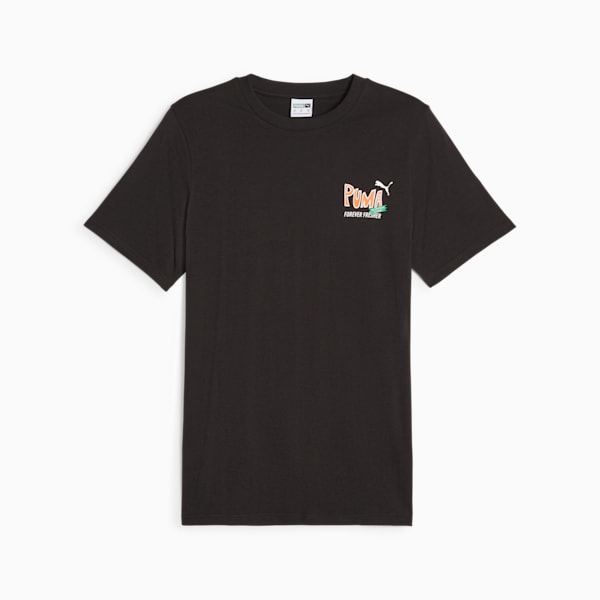 PUMA JUICERY Men's Graphic Tee, PUMA Black, extralarge