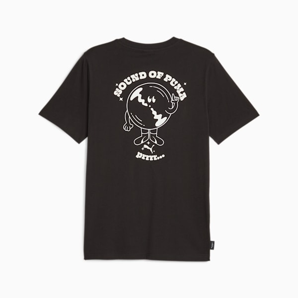Camiseta estampada SOUND OF PUMA, PUMA Black, extralarge