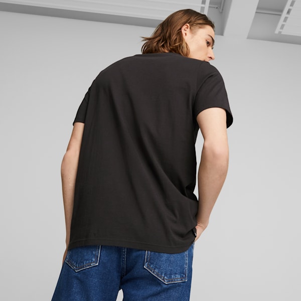 LE Men's Graphic T-shirt, PUMA Black, extralarge-IND