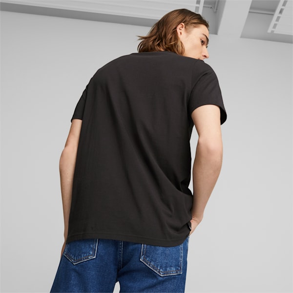 LE PUMA Graphic Men's T-shirt, PUMA Black, extralarge-IND