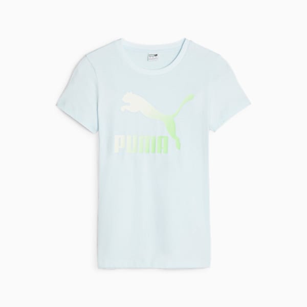 t-shirt à logo Classics Infill Femme, Icy Blue-beach days, extralarge