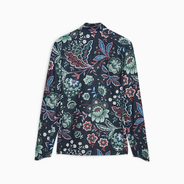 ウィメンズ ゴルフ PUMA × LIBERTY YOUV 1/4 ジップ, Navy Blazer, extralarge-JPN