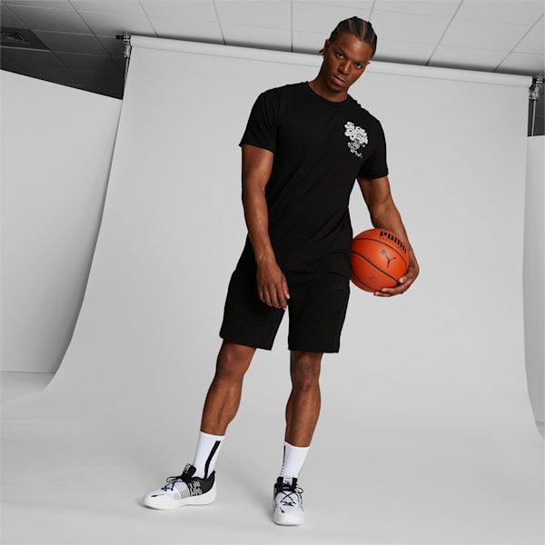 HOOPS x GOLF In the Rough Men's Tee, PUMA Black, extralarge