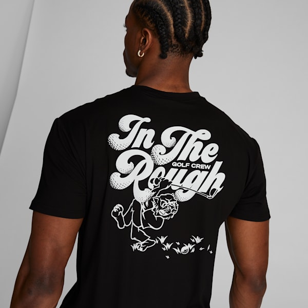 Camiseta HOOPS x GOLF In the Rough para hombre, PUMA Black, extralarge