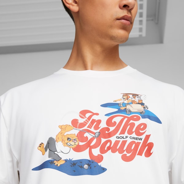 Camiseta HOOPS x GOLF In the Rough para hombre, PUMA White, extralarge